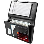 Mymazn Server Book With Zipper And Magnetic Pocket, Cute Waitress Big, Black New. Price: $14.99.