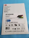 3M Bright Screen Privacy Filter For 13.3IN Laptop 16:9 BP133W9B Open. Price: $44.00.