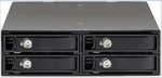Syba SY-MRA25038 4 Bay 2.5 Sata Drive Mobile Rack Mount For 5.25" New. Price: $69.95.