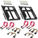 Pack Ssd/hdd Metal Mounting Bracket Kit 2.5 To 3.5, Convert Any Inch So... New. Price: $28.49.