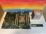 Hp ML110 G9 GEN9 FCLGA2011 Motherboard 791704-001 E5-2603V4 +16GB Ram Heats Used. Price: $216.78.