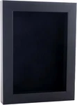 Black 18X24 Shadow Box Frame With Uv Acrylic & Suede Backing - 3/4" Depth New. Price: $114.99.