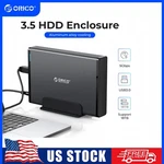 Orico 3.5" Sata Usb 3.0 Hard Drive Disk External Enclosure Aluminum Case Ssd New. Price: $34.99.