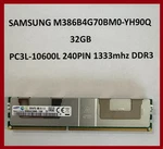 M386B4G70BM0-YH90Q Samsung 32GB DDR3 Lr Load Reduced Ecc PC3-10600 1333MHZ 4RX Used. Price: $30.00.