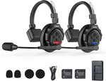 Synco Xtalk X2 Wireless Intercom Headset System, 2.4GHZ Pcs, Black New. Price: $281.59.