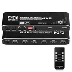 Hdmi Matrix 4X2, 4K Switcher Splitter In Out Box With ... New. Price: $71.51.