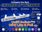 Unifi Switch USW-LITE-8-POE 19" Rackmount 1U Mix & Match With Other Devices New. Price: $39.99.