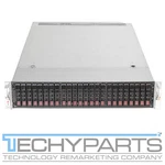 Supermicro SYS-2028U-TNRT+ 2U 24-BAY(4X Nvme) 2.5" Rackmount Server W/ X10DRU-I+ Used. Price: $549.95.