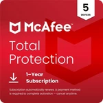 Mcafee Total Protection 2026 5 Device Direct From Digital Download Brand. Price: $34.99.