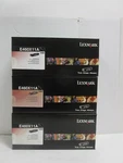 Lexmark E460X11A Lot Of 3 Genuine Black Toner Cartridge New See Photos. Price: $249.99.