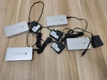 (lot Of 4) Lantronix Xprintserver (310-674-R) W/ Adapter Used. Price: $129.77.