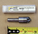 M.a. Ford 78062504 Carbide Flute Countersink 5/8X100 3/8" Shank Dia 2.4" Oal Used. Price: $60.00.