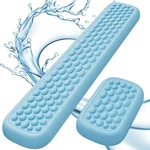 Lekvey Ergonomic Wrist Rest For Computer Keyboard - Memory Foam Large, Blue New. Price: $34.73.