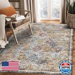 Yarnscape 8 X 10 Washable Area Rug - Pile Soft Vintage Indoor For Living New. Price: $186.11.