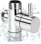 Bidet Valve Adapter For With Shut-off 7/8" X 1/2", Silver New. Price: $14.52.