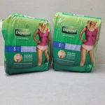 2 Packs Depend Fit-flex Maximum Absorbent Underwear Blush Color Small 19 Count New. Price: $19.99.