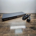 Hewlett Packard Enterprise 24 Port Unmanaged Gigabit Ethernet Switch. (JD986B) Used. Price: $49.99.