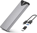 Aluminum Usb 3.2 Gen 1 To M.2 Sata Ngff Ssd Enclosure Adapter, External Bas New. Price: $23.97.