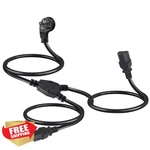 Wininks 3FT Flat Plug Power Cord Splitter Nema 5-15P To 2 C13 Female New. Price: $15.99.