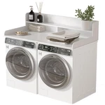 Piskyet Washer Dryer COUNTERTOP,2- Tier Laundry With Edge RAILS,27... New. Price: $138.90.